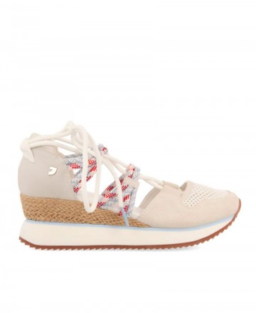 Sneakers woman with jute wedge Gioseppo 71090-P