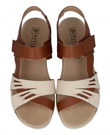 Pitillos 2803 low wedge sandals