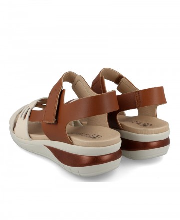 Pitillos 2803 low wedge sandals