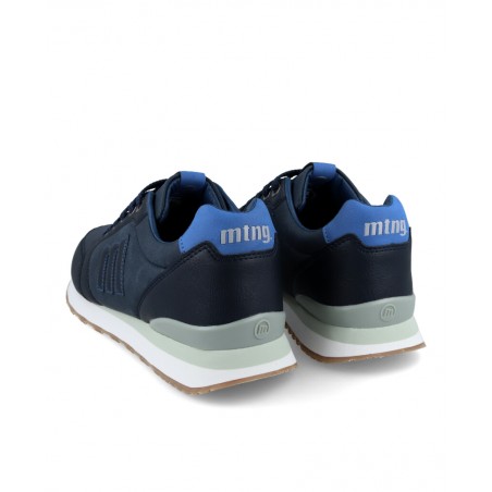 Zapatos para hombre en color azul marino Caracteristicas con cordones altura de piso 3 cm zapato de estilo casual suela de goma