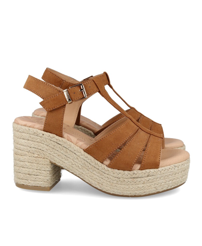 Mustang espadrille heel 51820