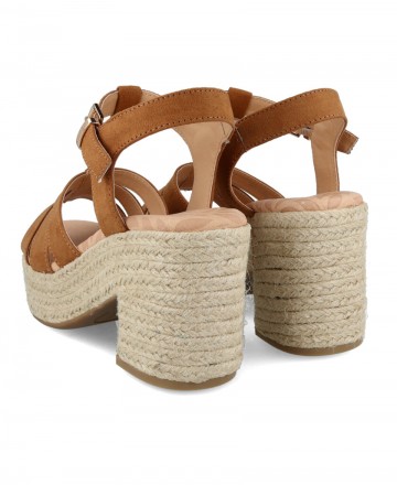 Mustang espadrille heel 51820