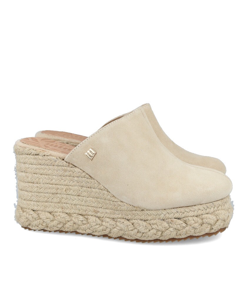 Split leather clog Mustang 53409