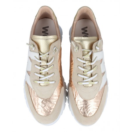 Wonders metallic casual sneaker A2464