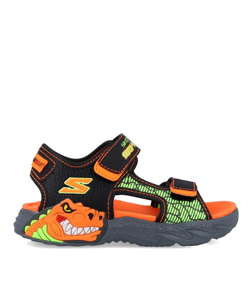 Skechers Creature splash sandal for children in black color