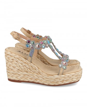 Alma en Pena 2153 rhinestone sandal