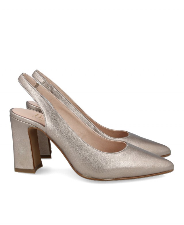 Barminton 12023 metallic high heel