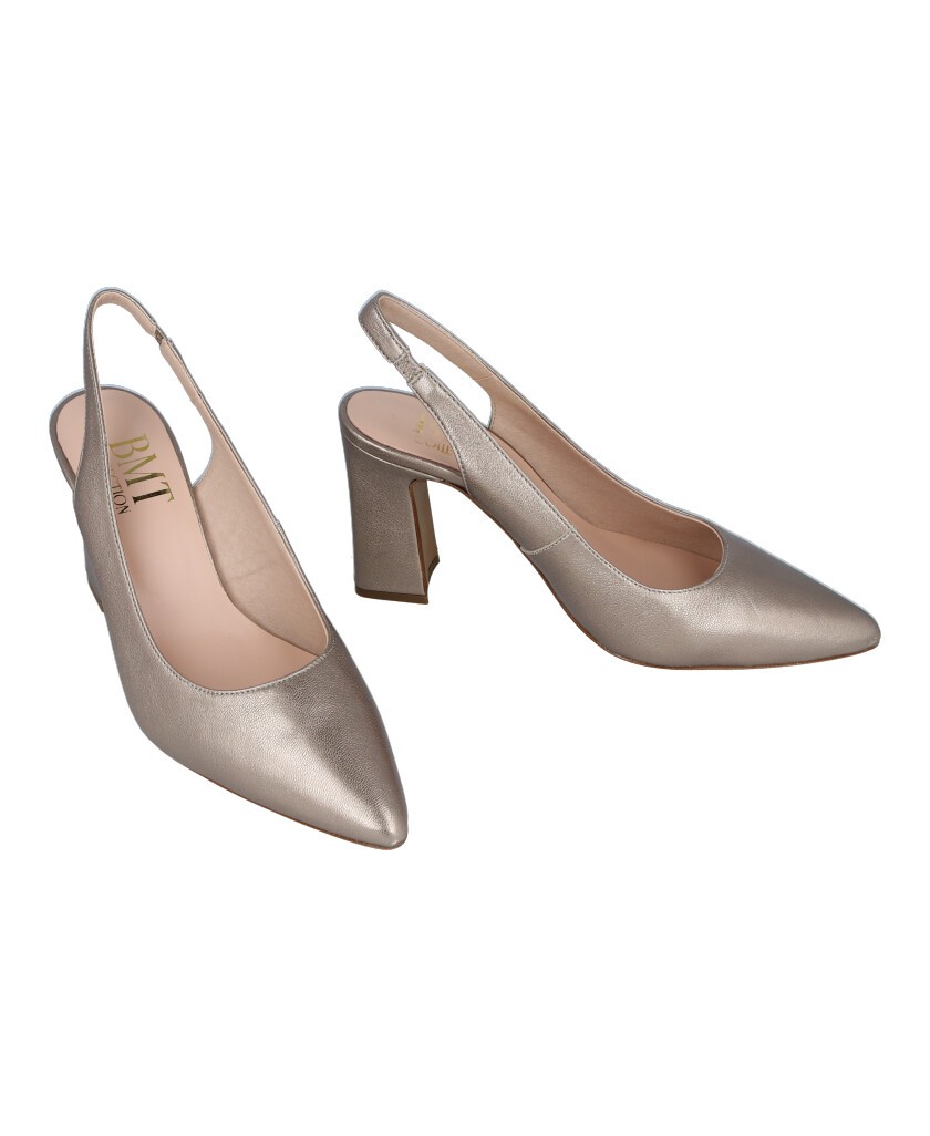 Barminton 12023 metallic high heel