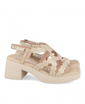h2Sandalia de tacon bloque Wonders Neus D1013 h2 pstrongSandalia de tacon bloque Wonders Neus D1013 strong para mujer en color 