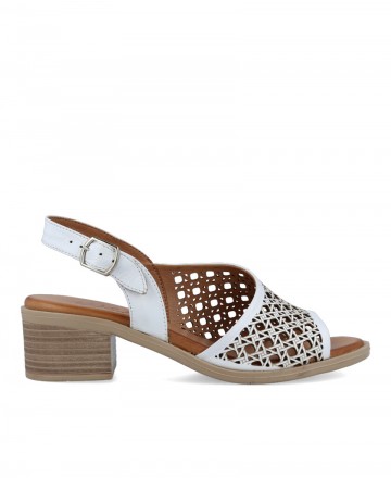 Comfortable leather sandal W&F 21-216