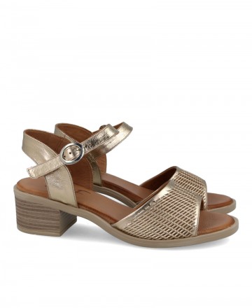 Sandalia metalizada W&F 21-221