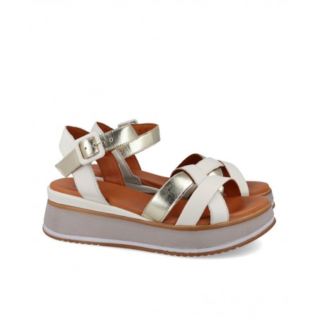 Leather sandals W&F 22229-41