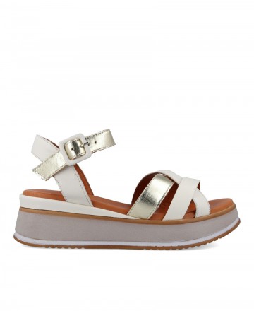 Leather sandals W&F 22229-41