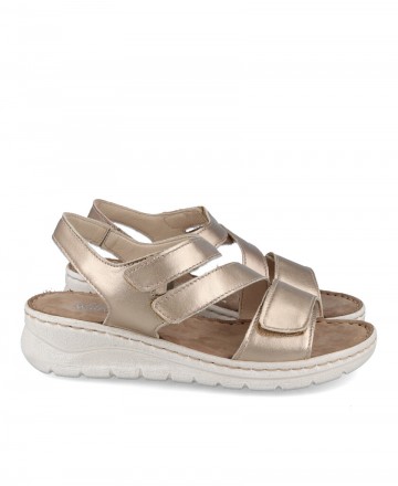 Sandalias metalizadas Walk & Fly 3066 4720