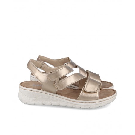 Metallic sandals Walk & Fly 3066 4720