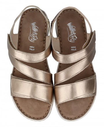 Metallic sandals Walk & Fly 3066 4720