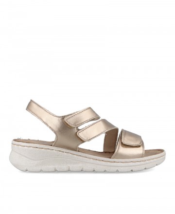 Metallic sandals Walk & Fly 3066 4720