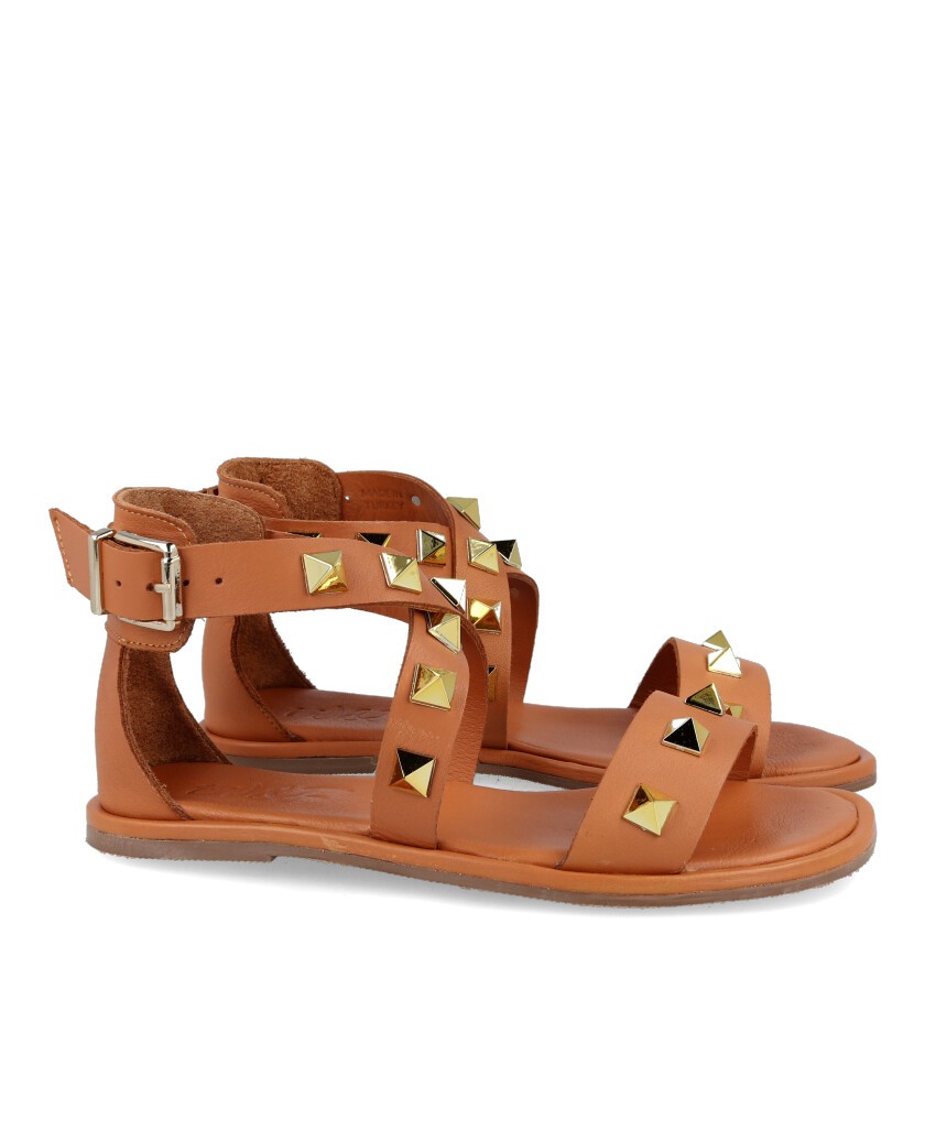 Flat gladiator sandal W&F 42-310-15