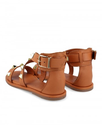 Flat gladiator sandal W&F 42-310-15