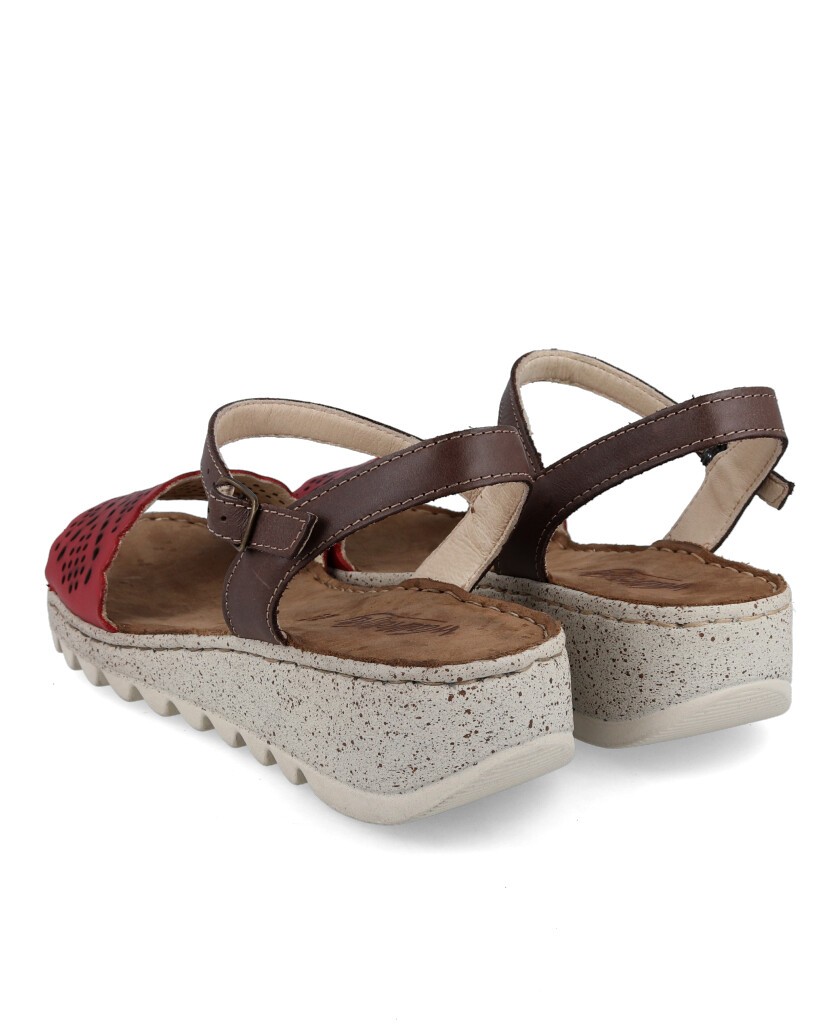 Walk & fly leather sandal 9371 40913