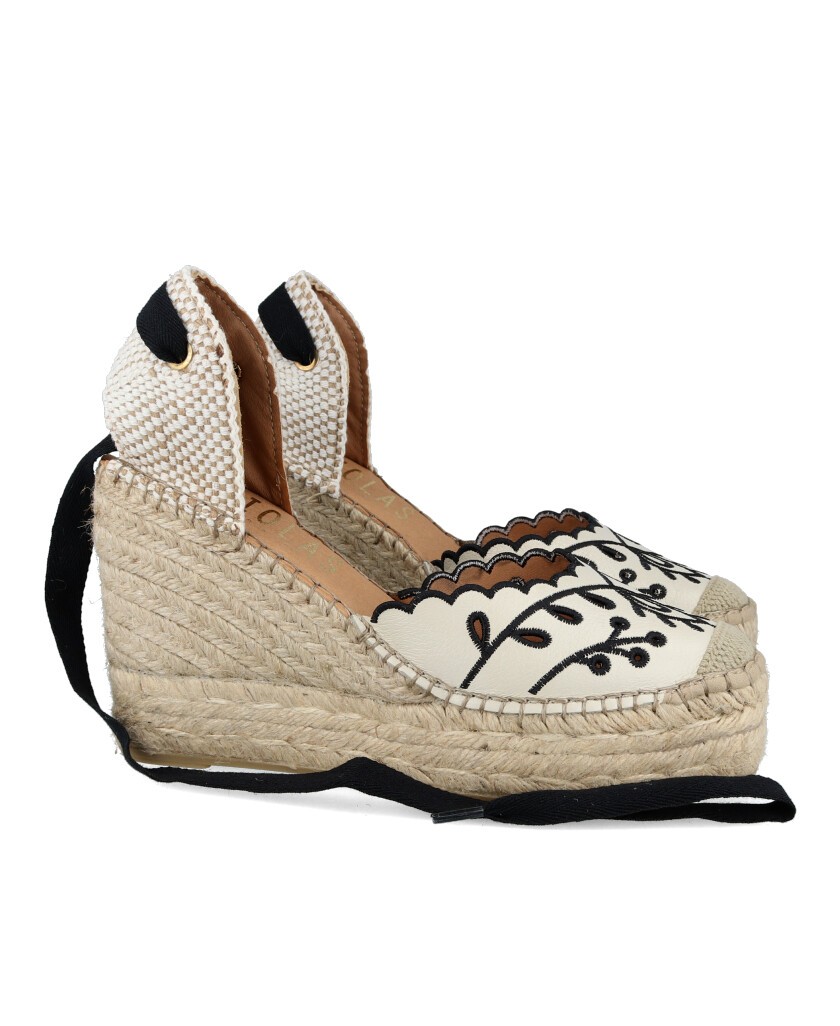 Fabiolas D405945 embroidered espadrille for women