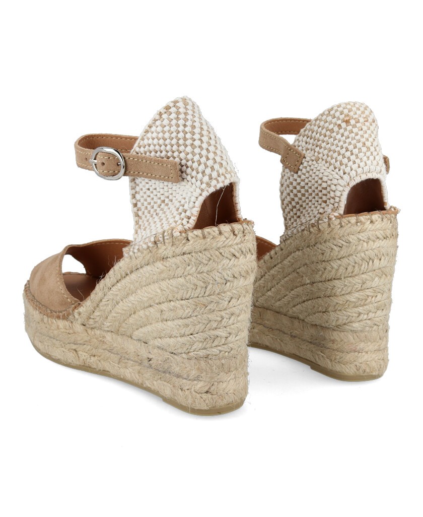 Sandalias de cuña peep toe Fabiolas D289800