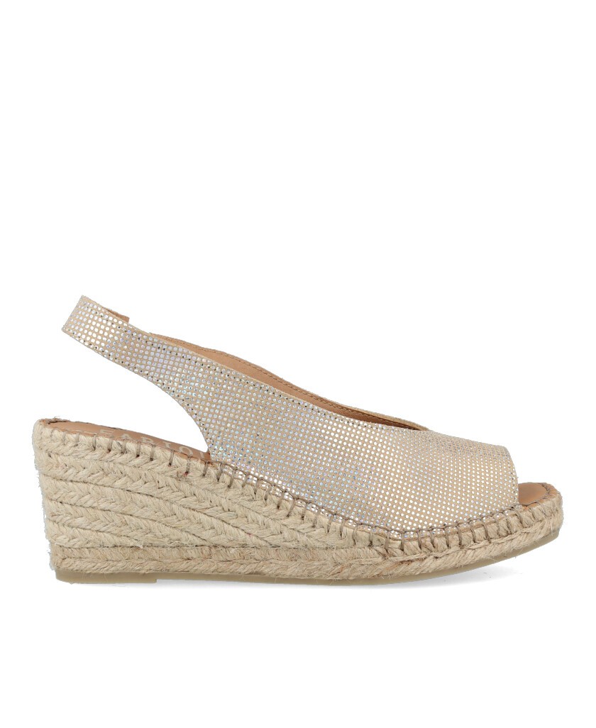 Fabiolas 502330 metallic jute sandal