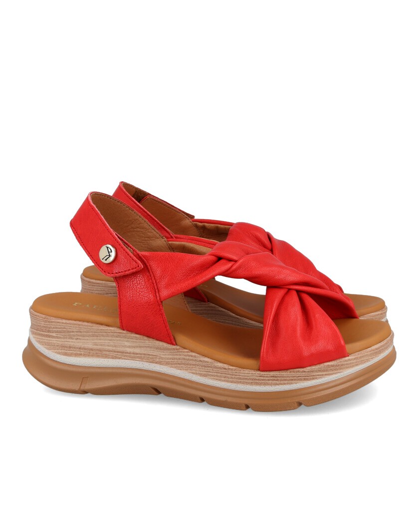 Sandalias con velcro Paula Urban 24-335