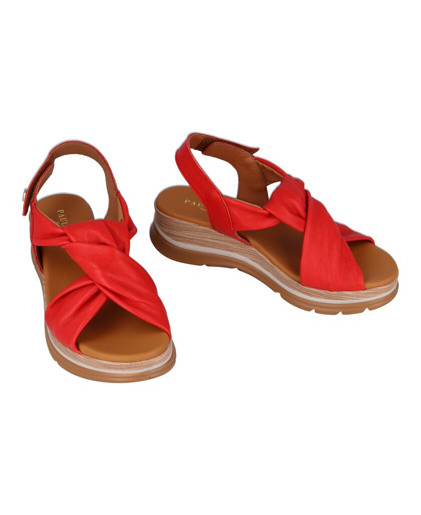Sandalias con velcro Paula Urban 24-335