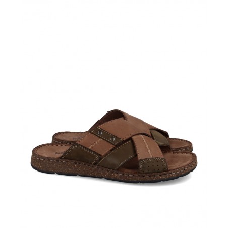 Walk and Fly 022 42950 men's leather sandals