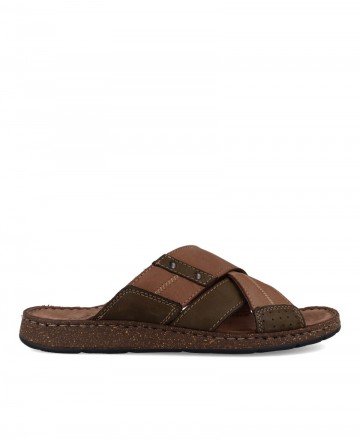 Walk and Fly 022 42950 men's leather sandals