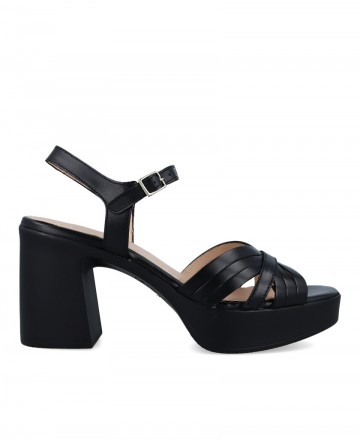 Wonders L1401 platform sandal