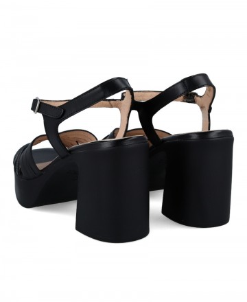 Wonders L1401 platform sandal