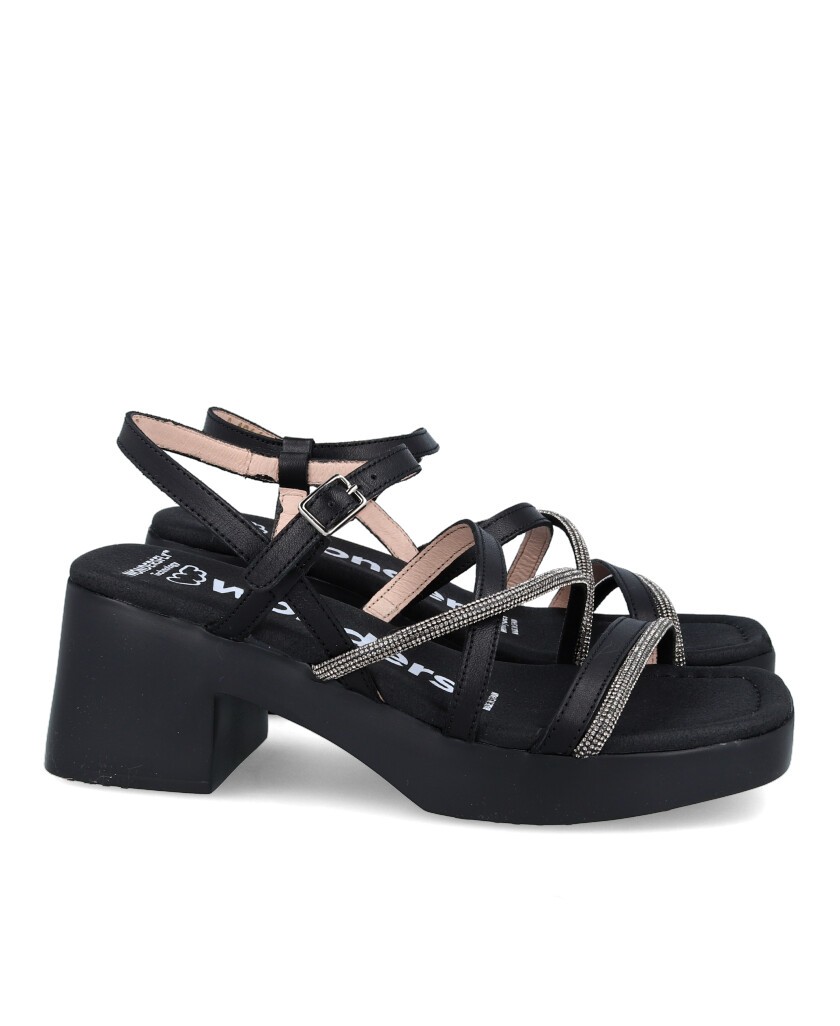 Wonders D1014 mid heel sandals