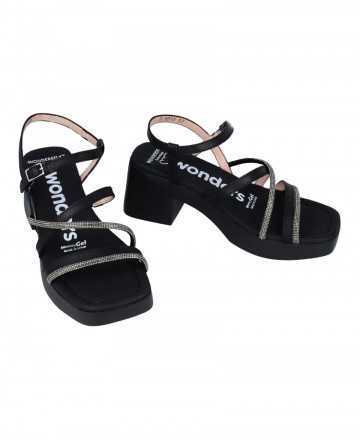 Wonders D1014 mid heel sandals