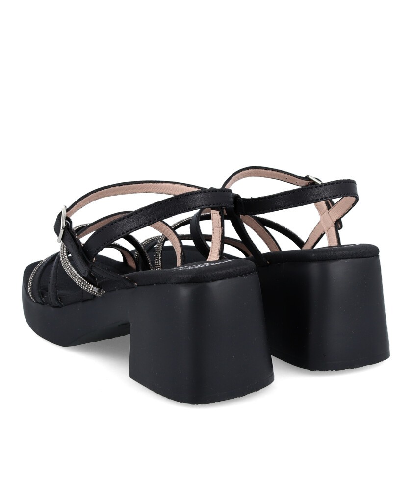 Sandalias de tacón medio Wonders D1014