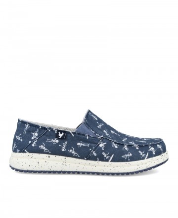 Pitas Bones printed moccasins