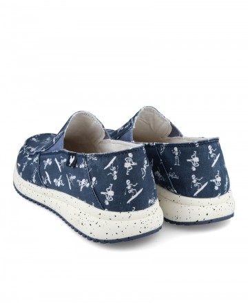 Pitas Bones printed moccasins