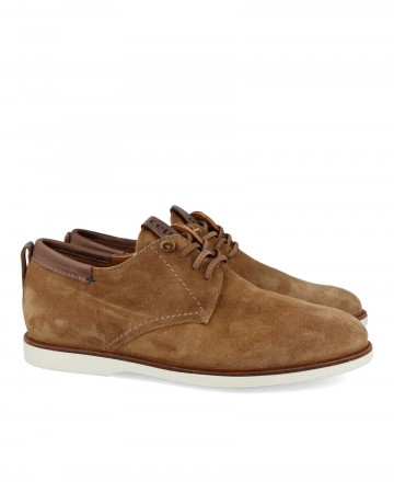 Zapato de piel de serraje Cetti C-1351