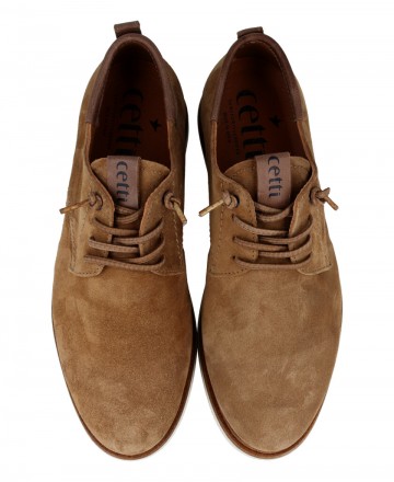 Cetti C-1351 split suede leather shoe