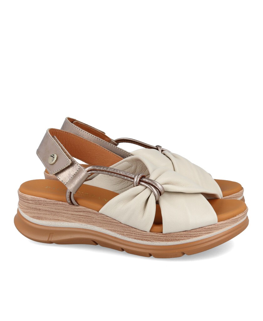 Sandalias de cuña ligera Paula Urban 24-416