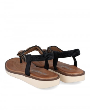 Sandalias con abalorios Amarpies abz26664