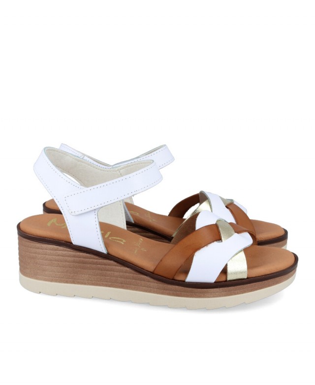 White sandals for woman Marila Cecilia