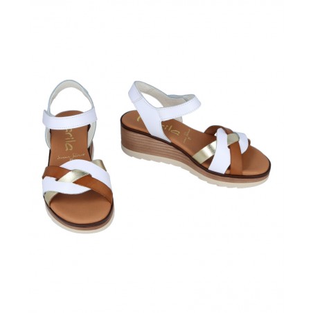 White sandals for woman Marila Cecilia