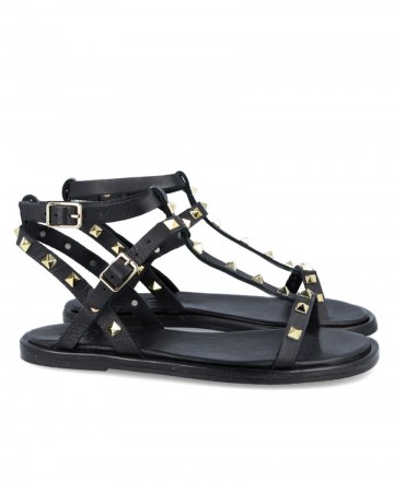 h2Sandalias gladiadoras WF 610717 h2 pstrongSandalias gladiadoras WF 610717 strong para mujer en negro Caracteristicas elaborad