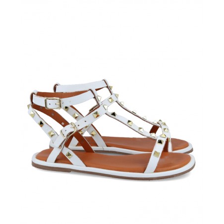 h2Sandalias romanas de piel WF 610717 h2 pstrongSandalias romanas de piel WF 610717 strong para mujer en blanco Caracteristicas