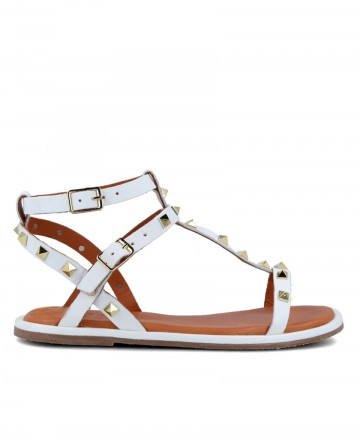 h2Sandalias romanas de piel WF 610717 h2 pstrongSandalias romanas de piel WF 610717 strong para mujer en blanco Caracteristicas