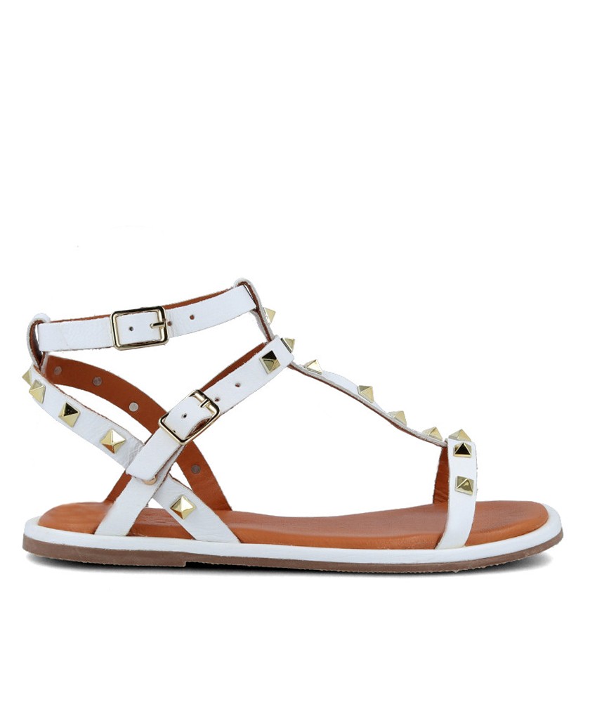 h2Sandalias romanas de piel WF 610717 h2 pstrongSandalias romanas de piel WF 610717 strong para mujer en blanco Caracteristicas
