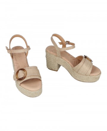 Mustang 59607 platform sandals