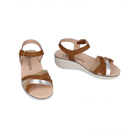 Sandalias de tiras de piel Luisetti LA25421BI